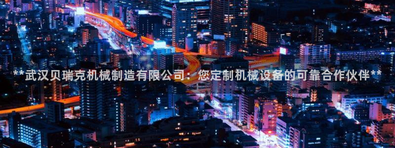 彩神vip购彩：**武汉贝瑞克机械制造有限公司：您定制机械设备的可靠合作伙伴**