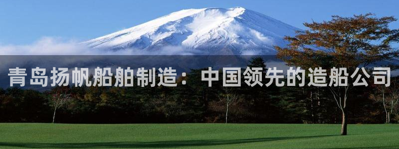 彩神通官网下载：青岛扬帆船舶制造：中国领先的造船公司