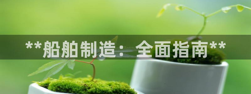 彩神v8平台正规吗可靠吗：**船舶制造：全面指南**