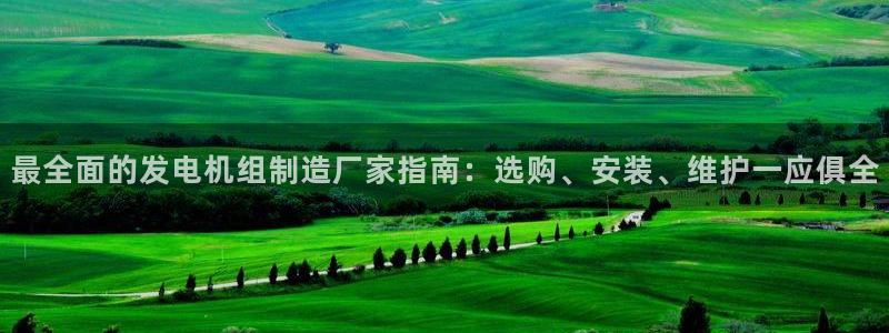 彩神v秘聊号码：最全面的发电机组制造厂家指南：选购、安装、维护一应俱全