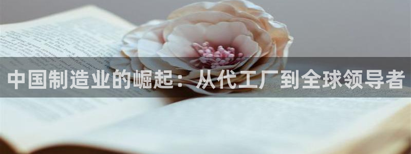 天天赢彩神：中国制造业的崛起：从代工厂到全球领导者