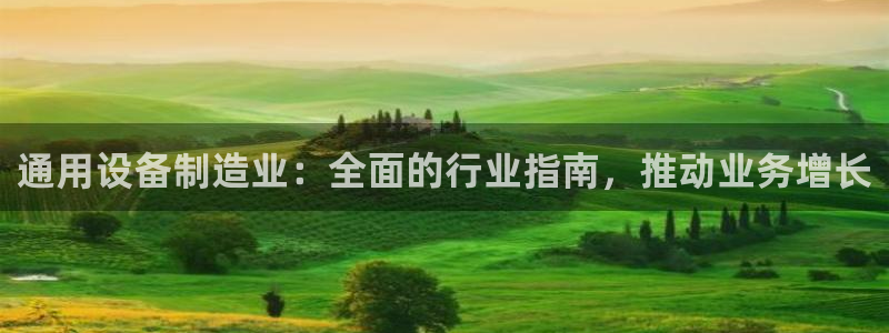 彩神viii下载安卓：通用设备制造业：全面的行业指南，推动业