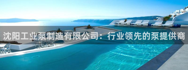 彩神购彩-购彩大厅入口36fr：沈阳工业泵制造有限公司：行业领先的泵提供商