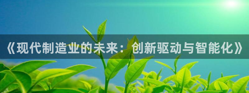 大发彩神官网下载：《现代制造业的未来：创新驱动与智能化》