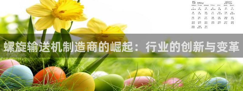 彩神ios下载：螺旋输送机制造商的崛起：行业的创新与变革