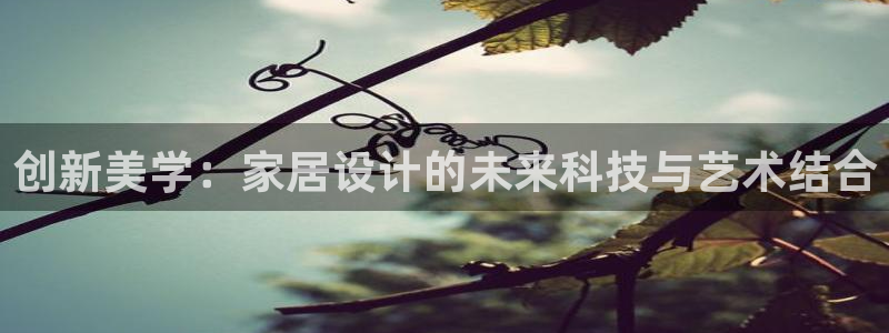 彩神viii官网：创新美学：家居设计的未来科技与艺术结合