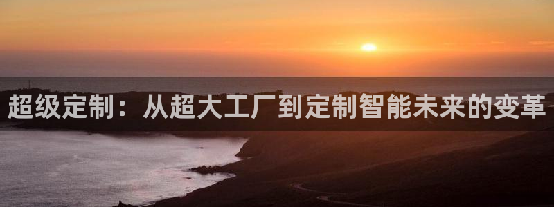 彩神vlll官网网上购彩：超级定制：从超大工厂到定制智能未来的变革